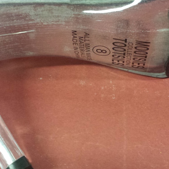 NIB Mootsie Tootsie Cinderella open toe Heels Sz 8 - Picture 4 of 8